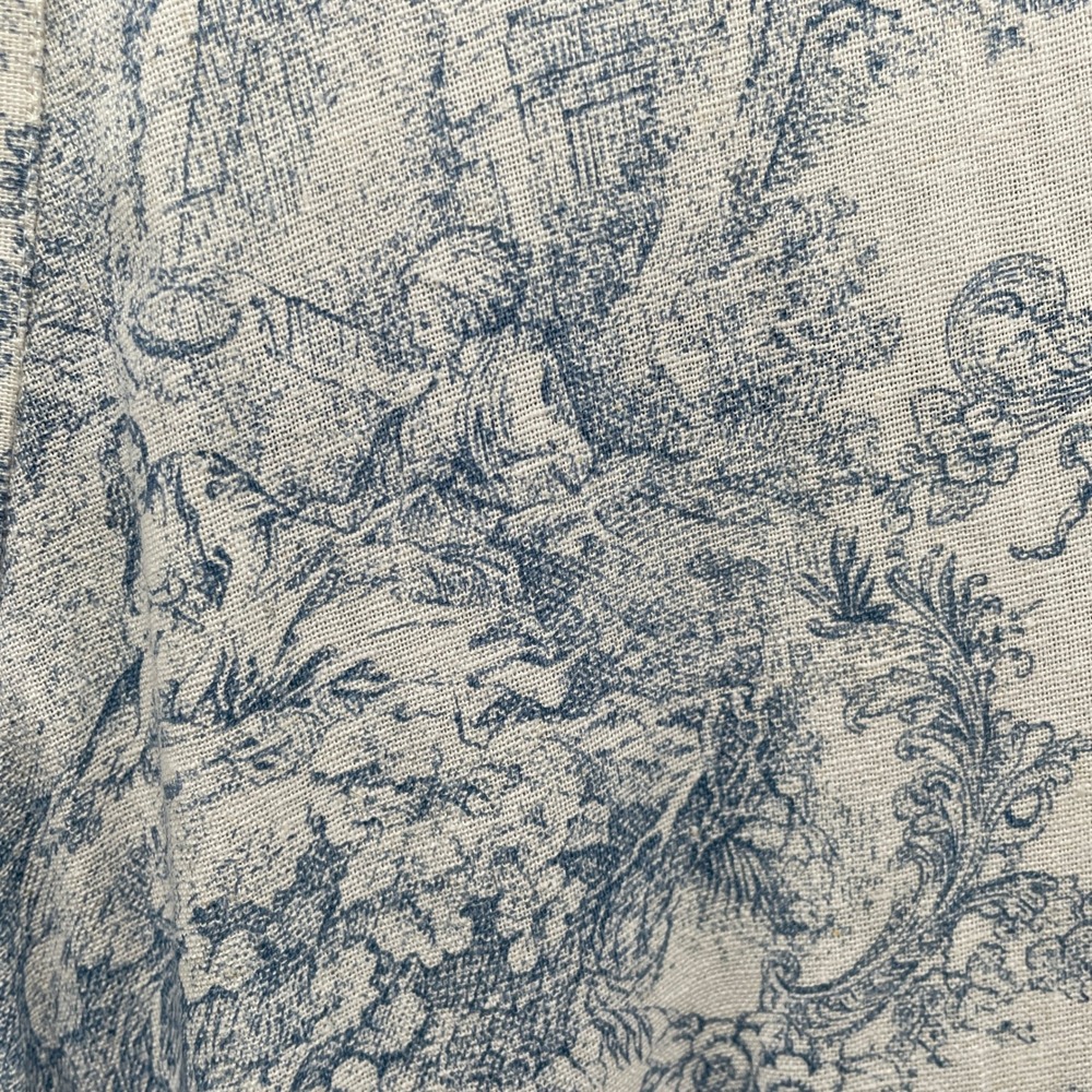 The Goeun Life Hanbok Dress Womens 66 (S) Blue White Toile Spring Summer Modern - Picture 7 of 12